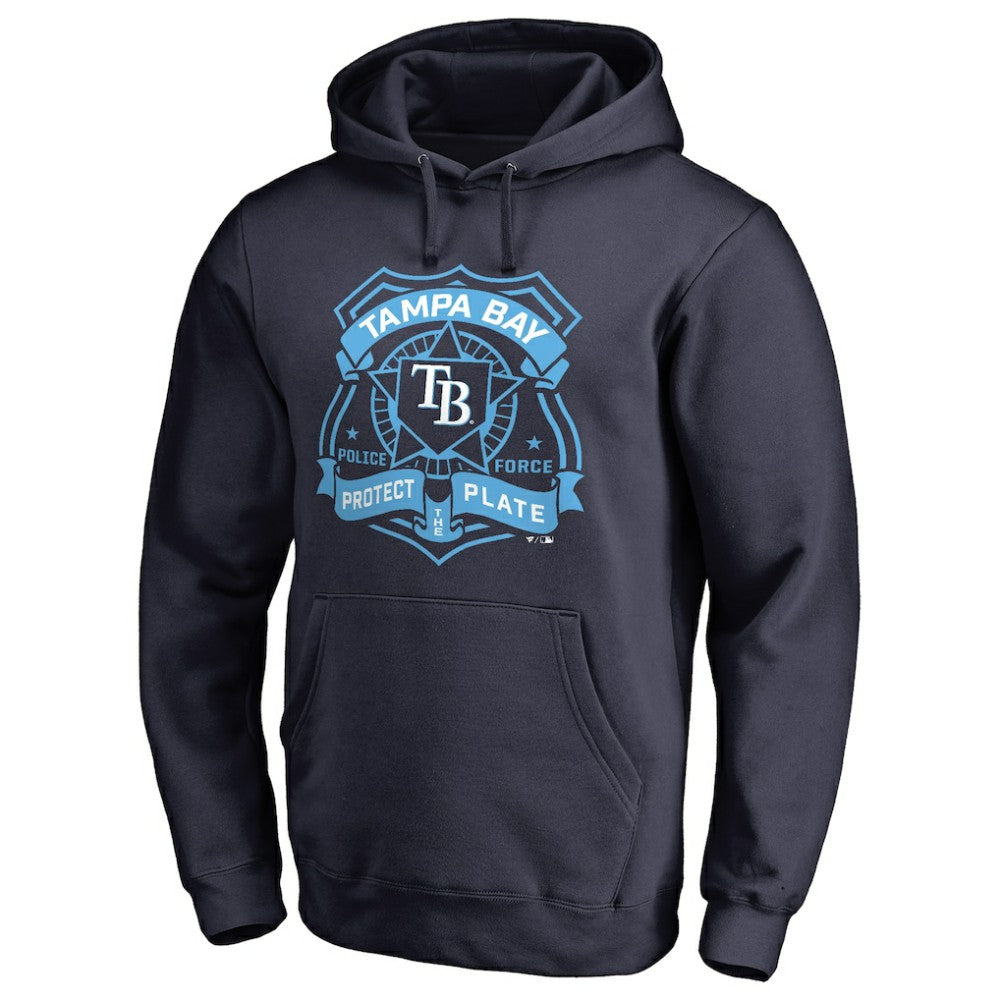 Tampa Bay Rays Police Badge Pullover Hoodie Lifestyle