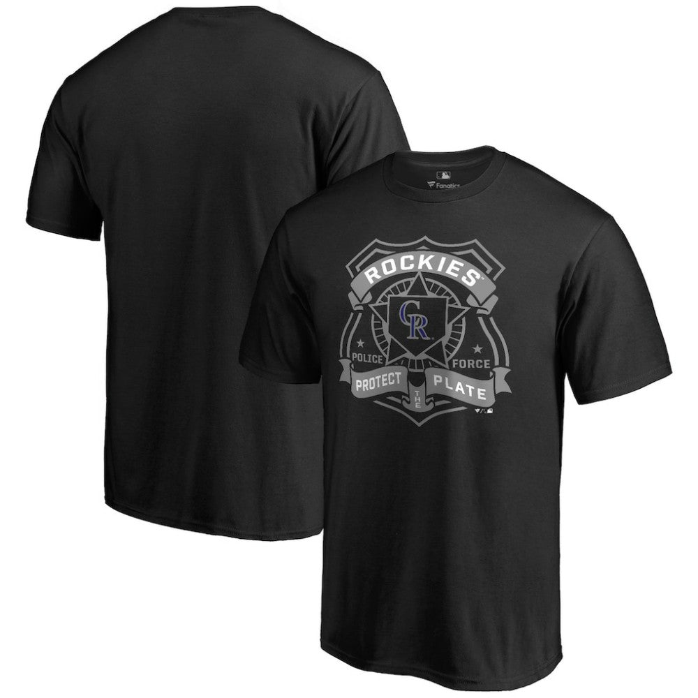 Colorado Rockies Police Badge T-Shirt Sale