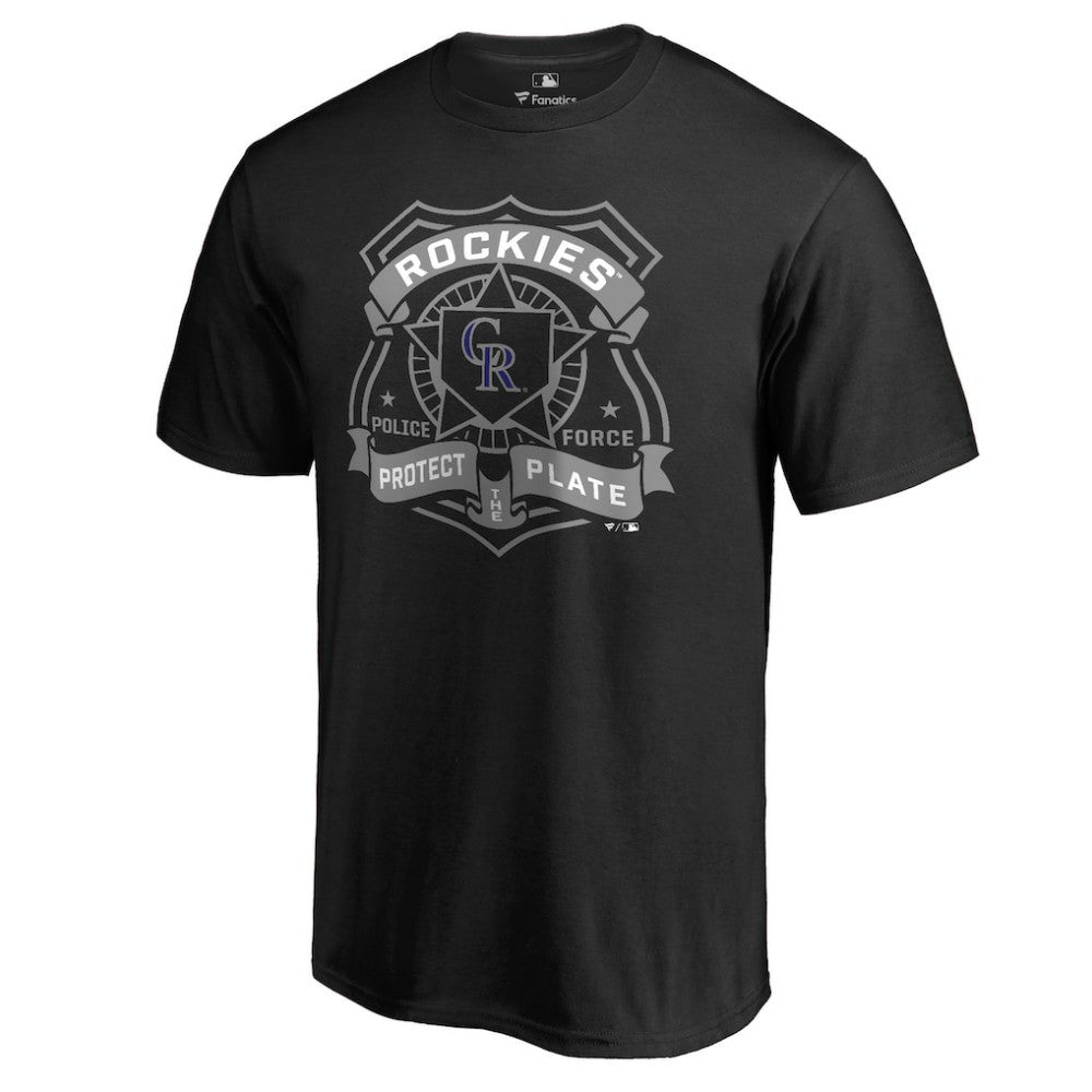 Colorado Rockies Police Badge T-Shirt Sale