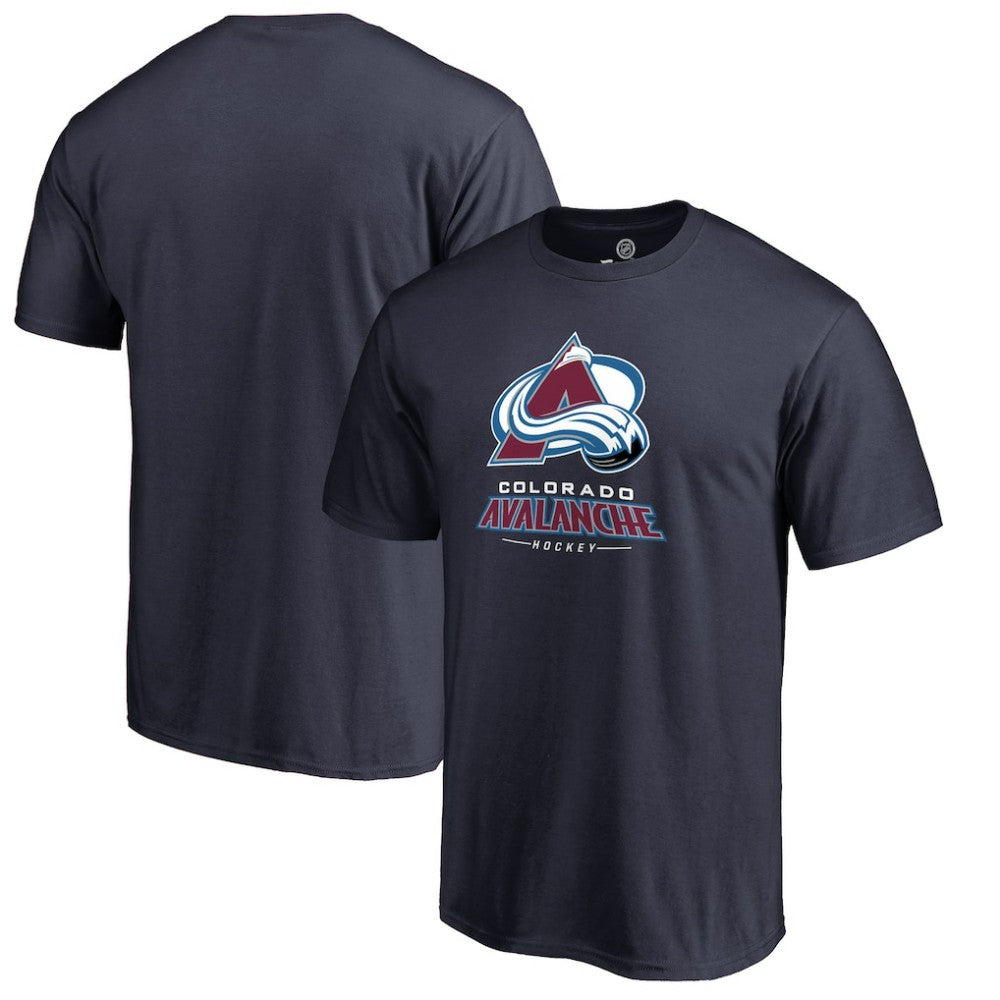 Colorado Avalanche - Team Lockup T-Shirt Navy