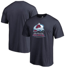 Colorado Avalanche - Team Lockup T-Shirt Navy