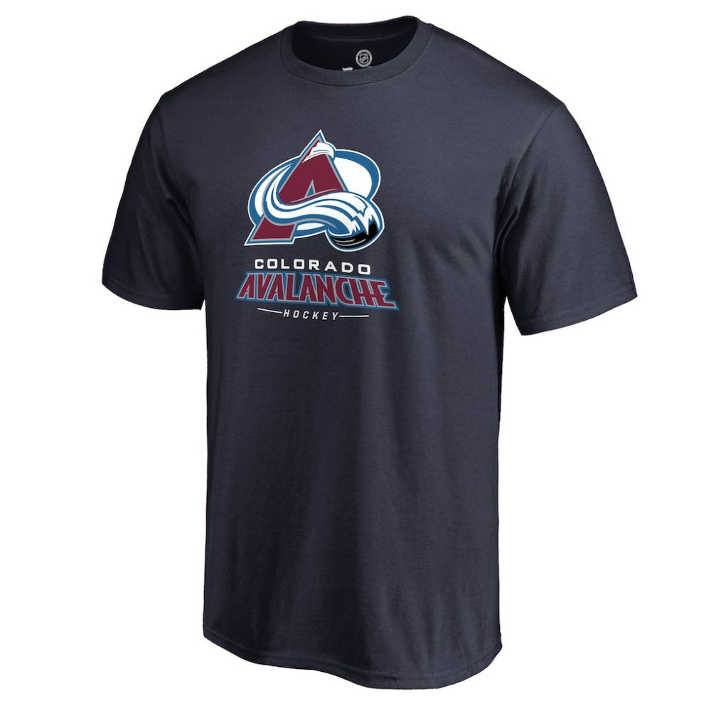 Colorado Avalanche - Team Lockup T-Shirt Navy