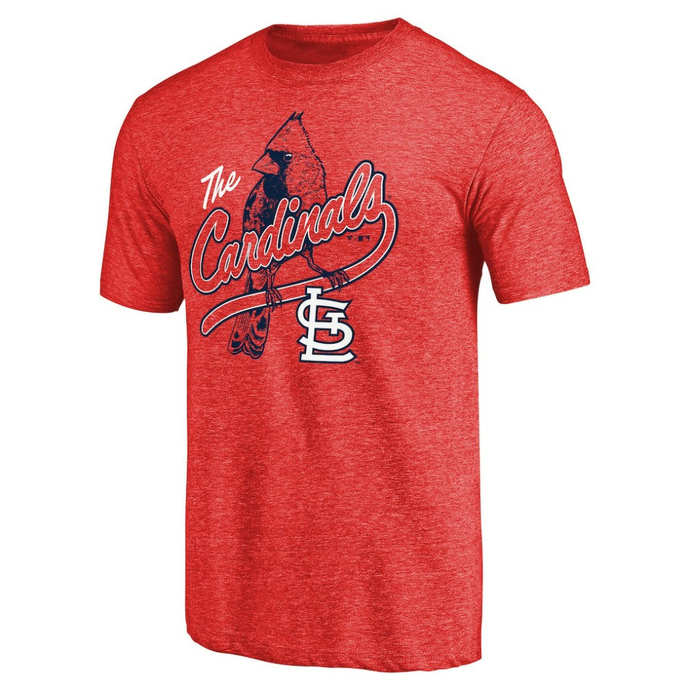 St. Louis Cardinals Perch Hometown Tri-Blend T-Shirt Lifestyle