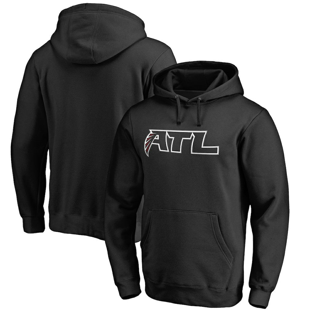 Atlanta Falcons Alternate Logo Pullover Hoodie Black - NFL