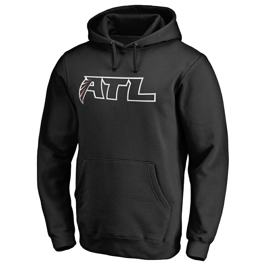 Atlanta Falcons Alternate Logo Pullover Hoodie Black - NFL