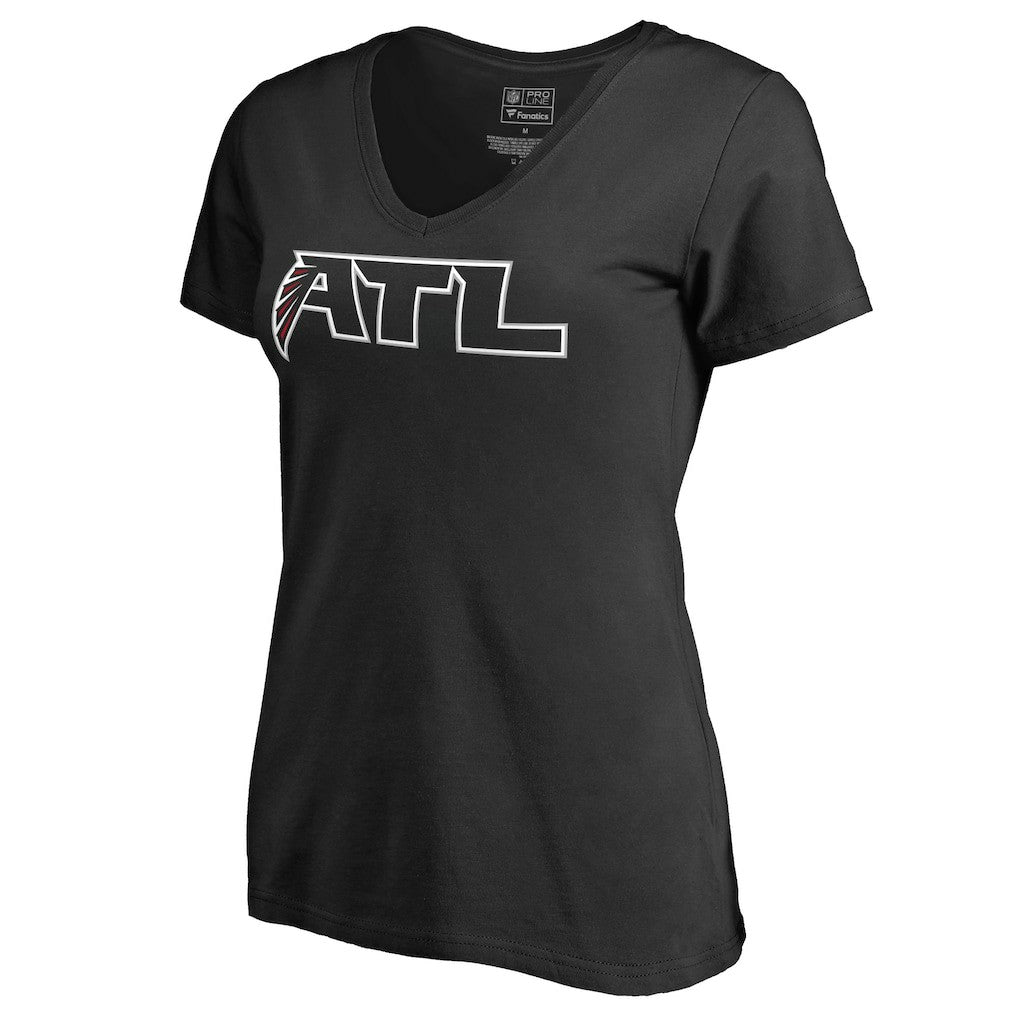 Atlanta Falcons Women's Alternate Logo T-Shirt Black - NFL