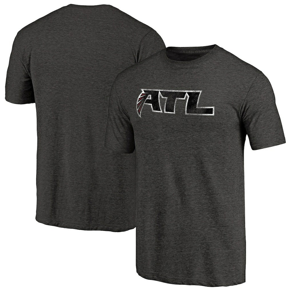 Atlanta Falcons Alternate Logo Tri-Blend T-Shirt Black - NFL