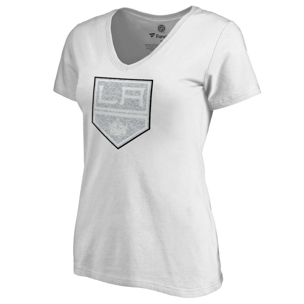 Los Angeles Kings - Women's Whiteout V-Neck T-Shirt White