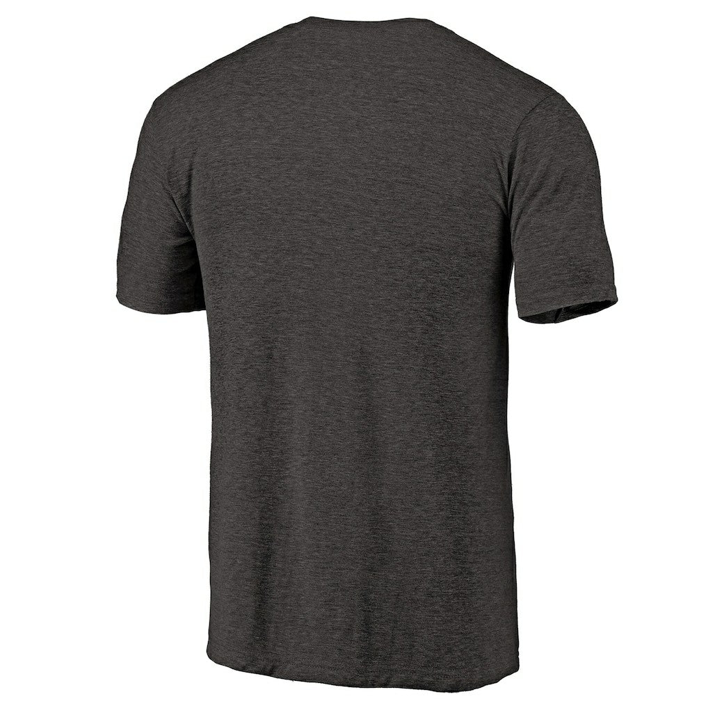 NBA - Brooklyn Nets Distressed Team Logo Tri-Blend T-Shirt - Heather Black
