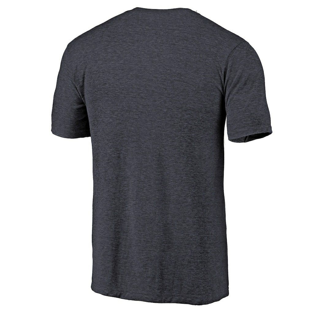 NBA - Indiana Pacers Distressed Team Logo Tri-Blend T-Shirt - Heather Navy