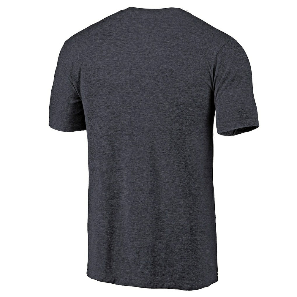 NBA - Indiana Pacers Distressed Team Logo Tri-Blend T-Shirt - Heather Navy