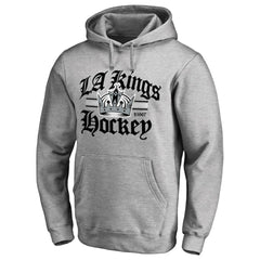 Los Angeles Kings - Hometown Collection The Crown Pullover Hoodie Ash