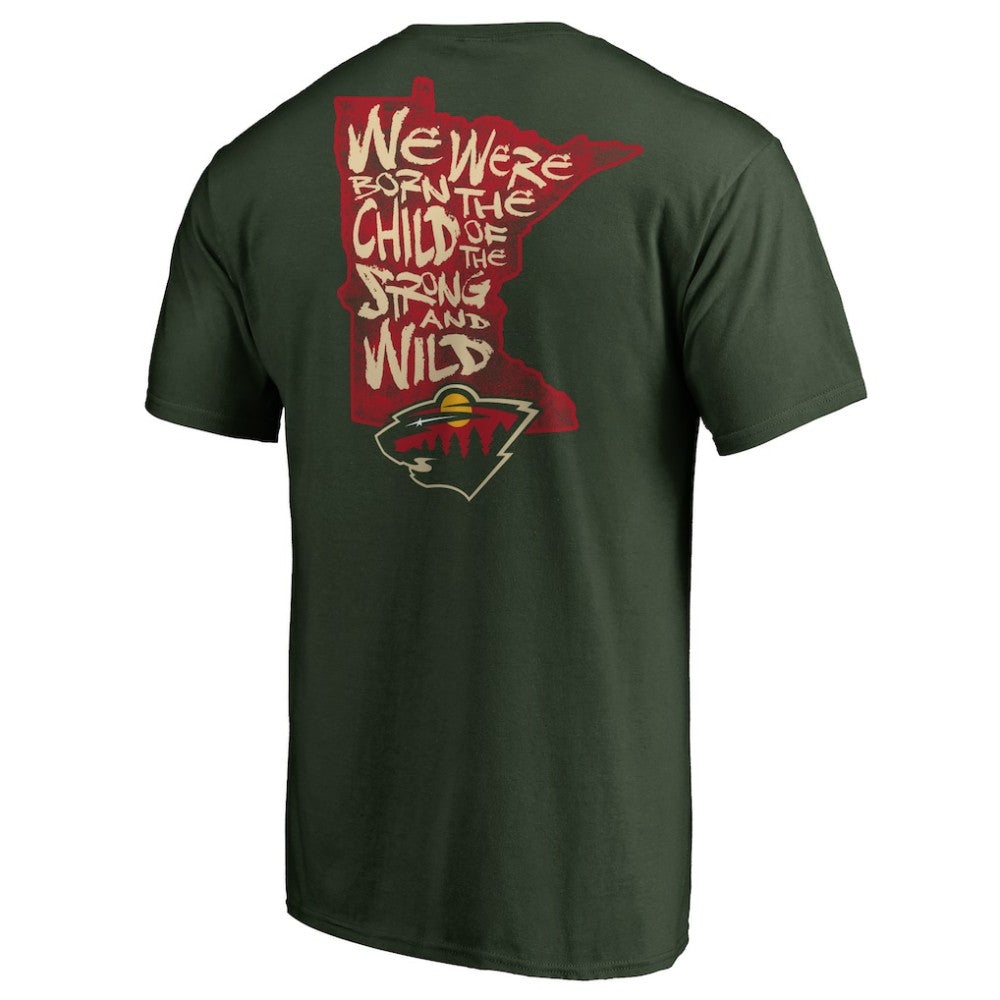 Minnesota Wild - Hometown Collection State Chant T-Shirt Green