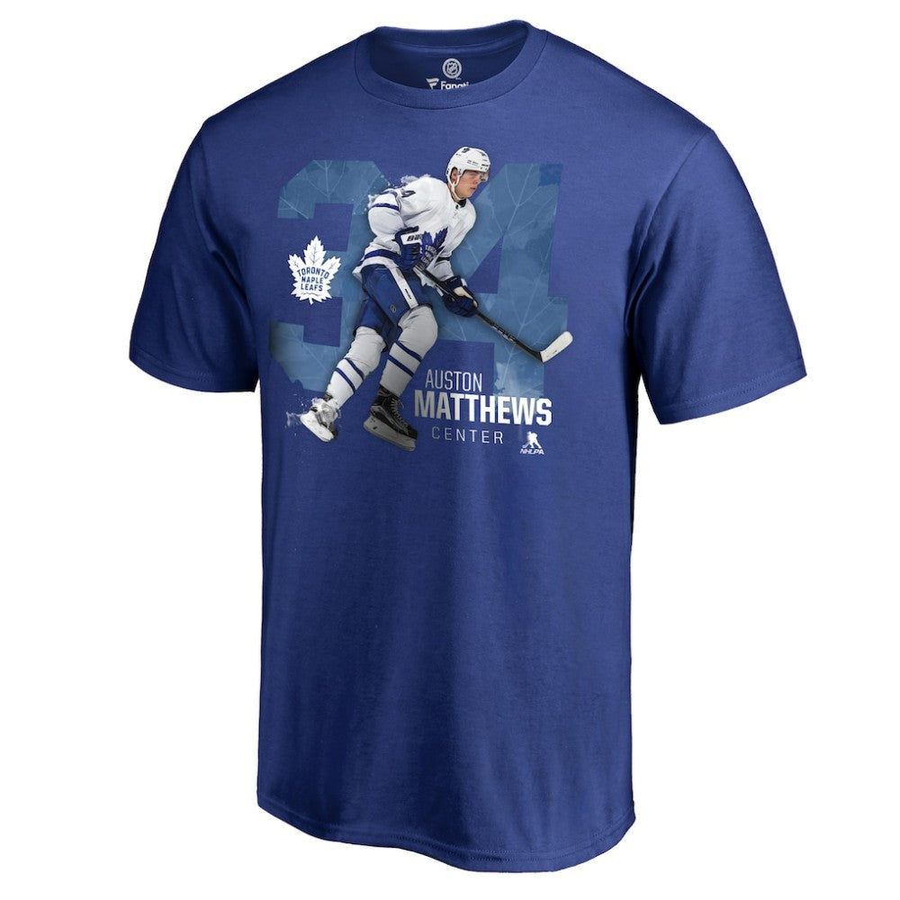 Auston Matthews Toronto Maple Leafs - Core Player T-Shirt Royal