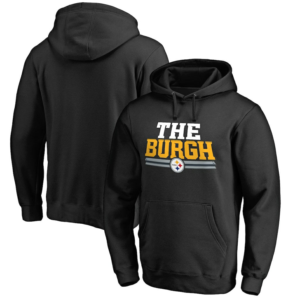 Pittsburgh Steelers Hometown Collection The Burgh Pullover Hoodie Black - NFL