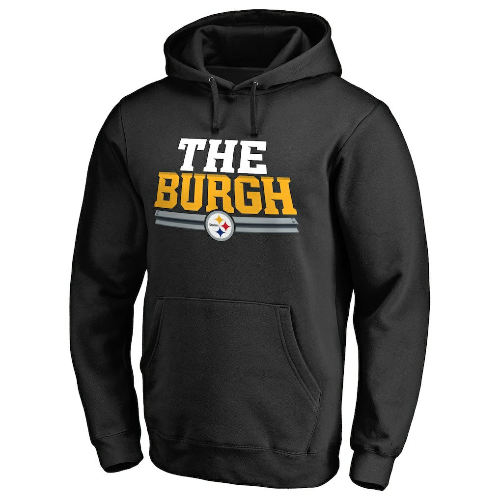 Pittsburgh Steelers Hometown Collection The Burgh Pullover Hoodie Black - NFL