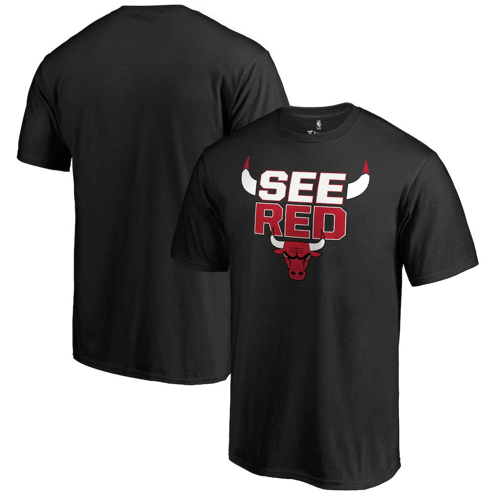 NBA - Chicago Bulls Hometown Collection See Red T-Shirt - Black