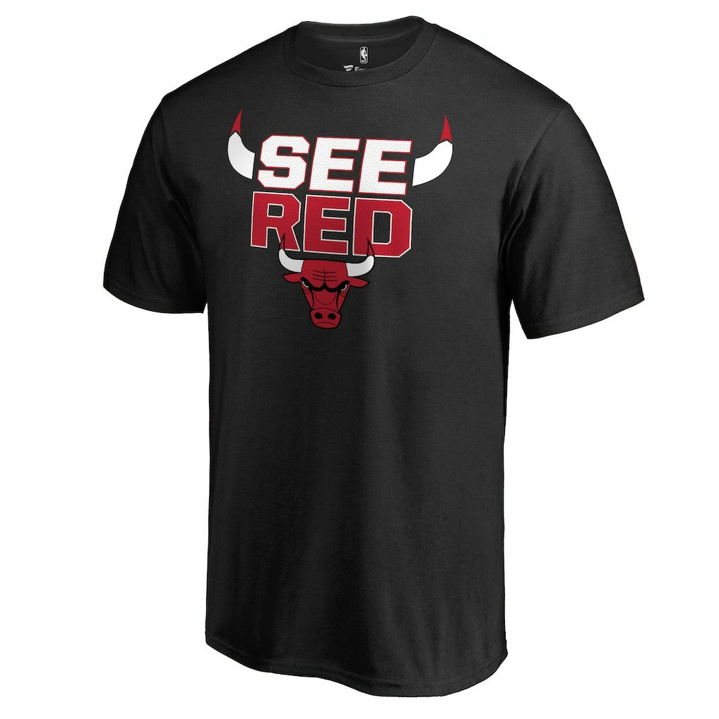 NBA - Chicago Bulls Hometown Collection See Red T-Shirt - Black