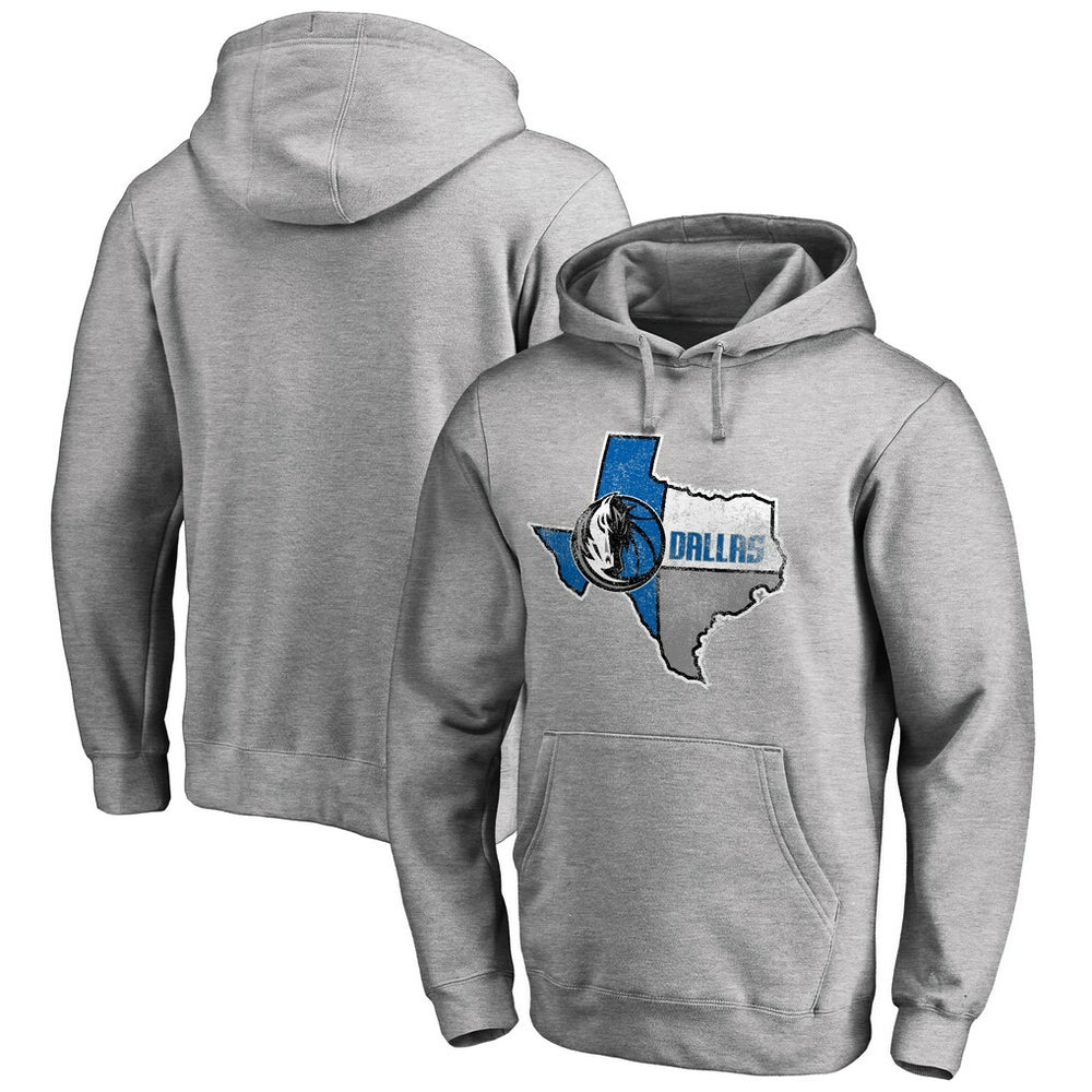 NBA - Dallas Mavericks Hometown Collection Lonestar Pullover Hoodie - Ash