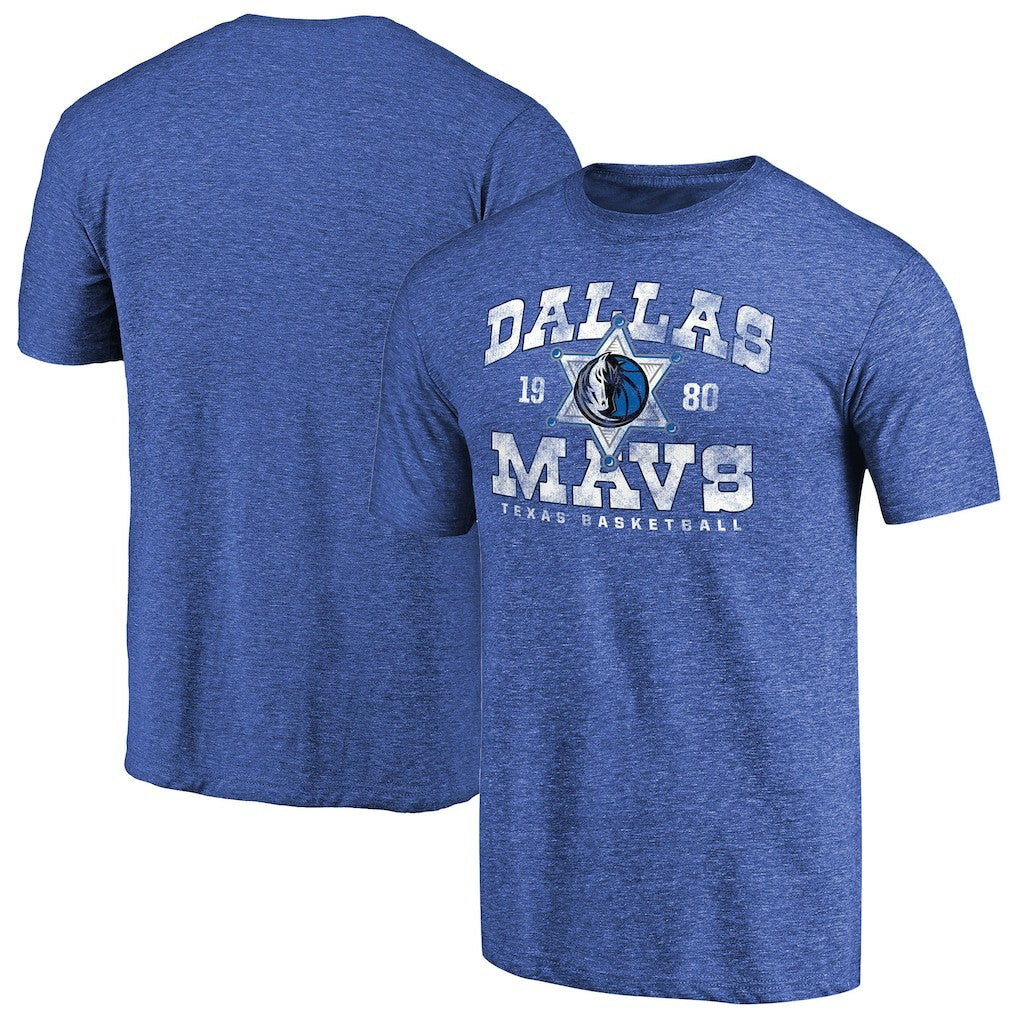 NBA - Dallas Mavericks Hometown Collection Lawman Tri-Blend T-Shirt - Royal