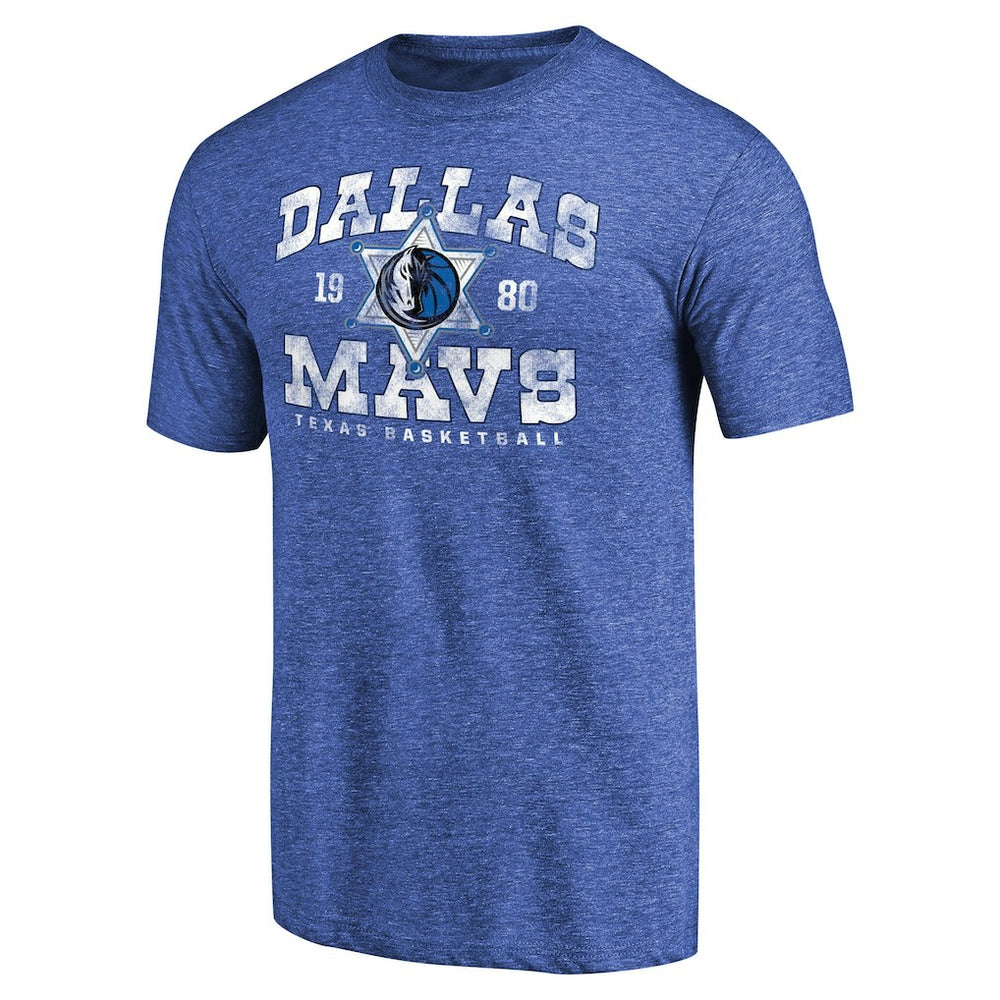 NBA - Dallas Mavericks Hometown Collection Lawman Tri-Blend T-Shirt - Royal