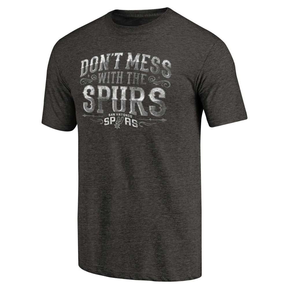 NBA - San Antonio Spurs Hometown Collection Step Back Tri-Blend T-Shirt - Black