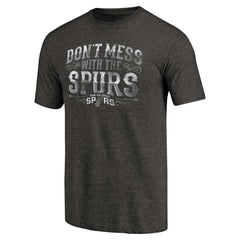 NBA - San Antonio Spurs Hometown Collection Step Back Tri-Blend T-Shirt - Black
