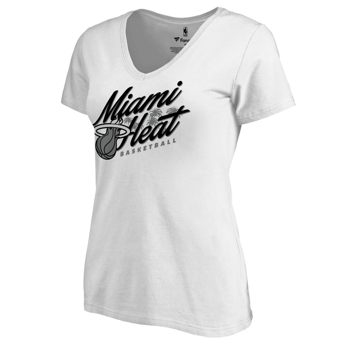 NBA - Miami Heat Women's Hometown Collection Miami Beach T-Shirt - White