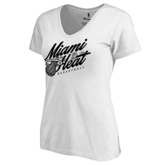 NBA - Miami Heat Women's Hometown Collection Miami Beach T-Shirt - White