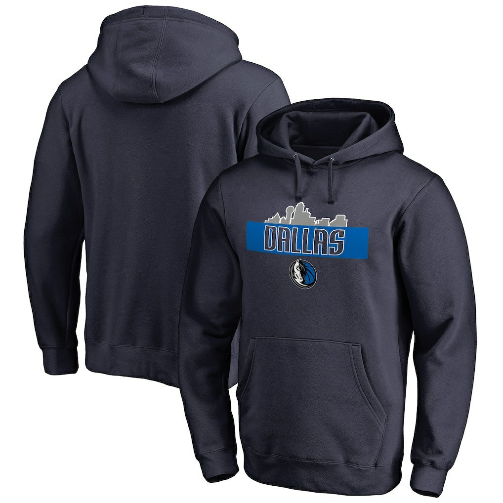 NBA - Dallas Mavericks Hometown Collection Skyline Pullover Hoodie - Navy