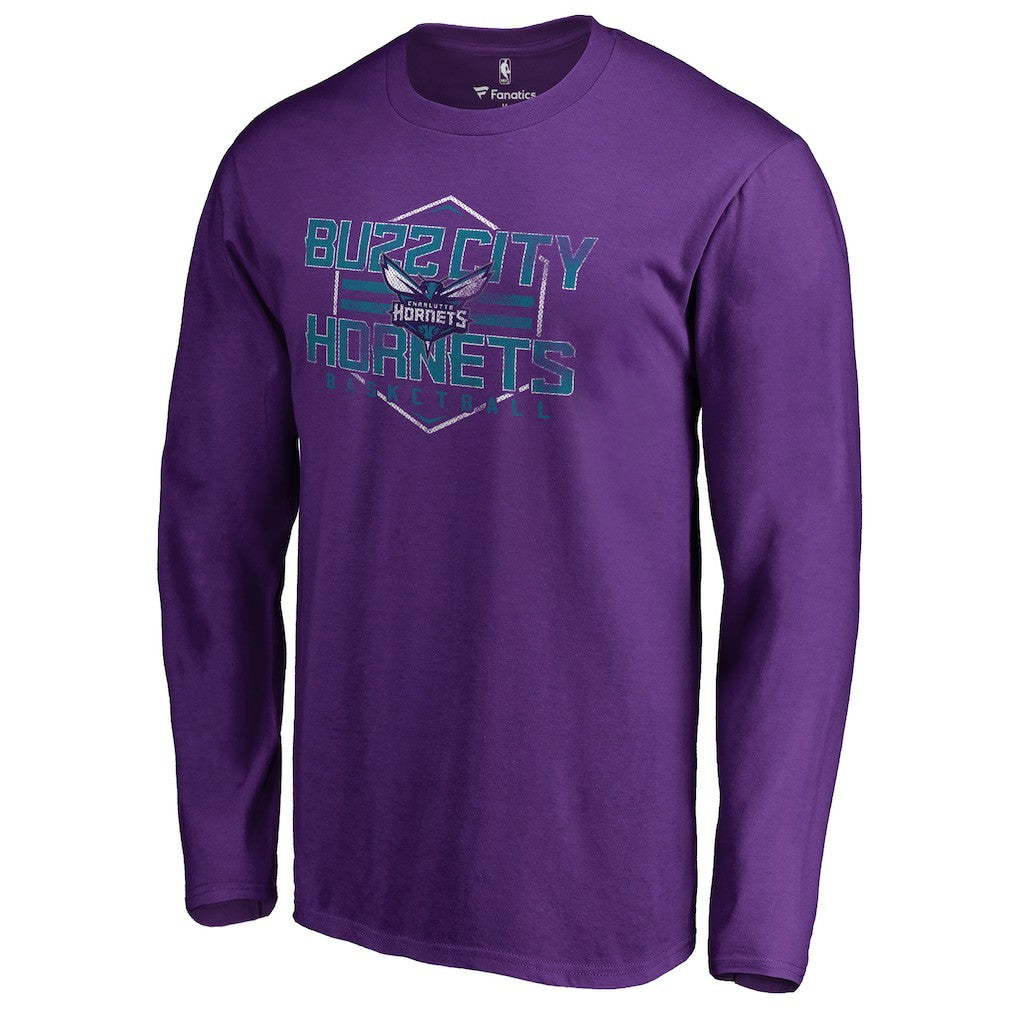 NBA - Charlotte Hornets Hometown Collection The Nest Long Sleeve T-Shirt - Purple