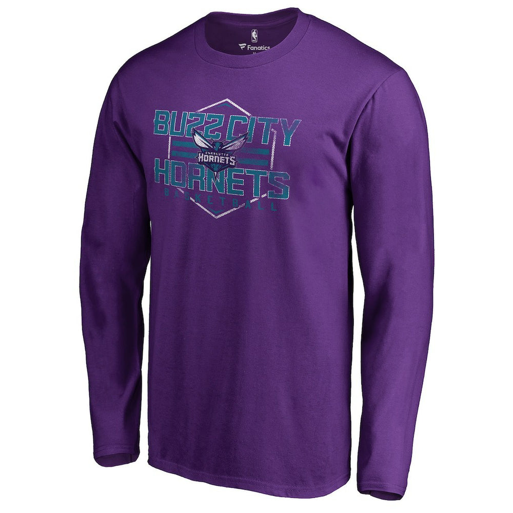 NBA - Charlotte Hornets Hometown Collection The Nest Long Sleeve T-Shirt - Purple