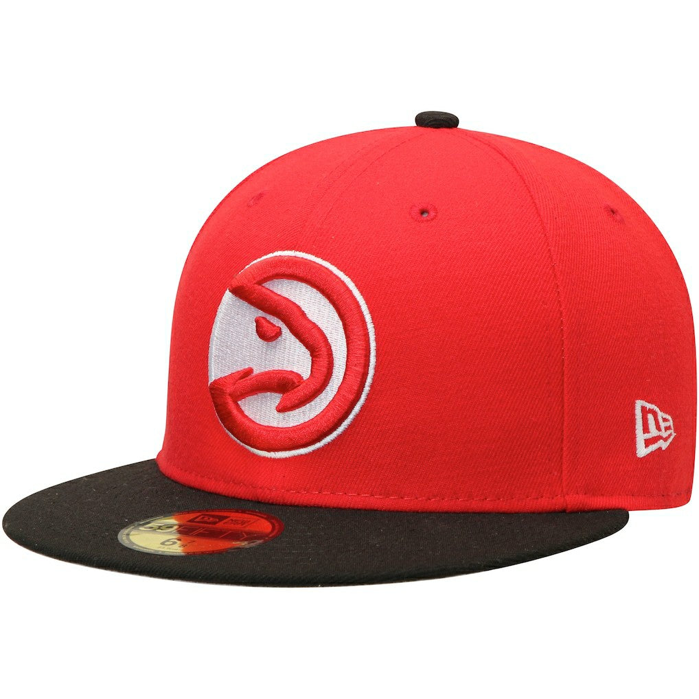 New Era - Atlanta Hawks Team Color 2Tone 59FIFTY Fitted Hat - Red/Black