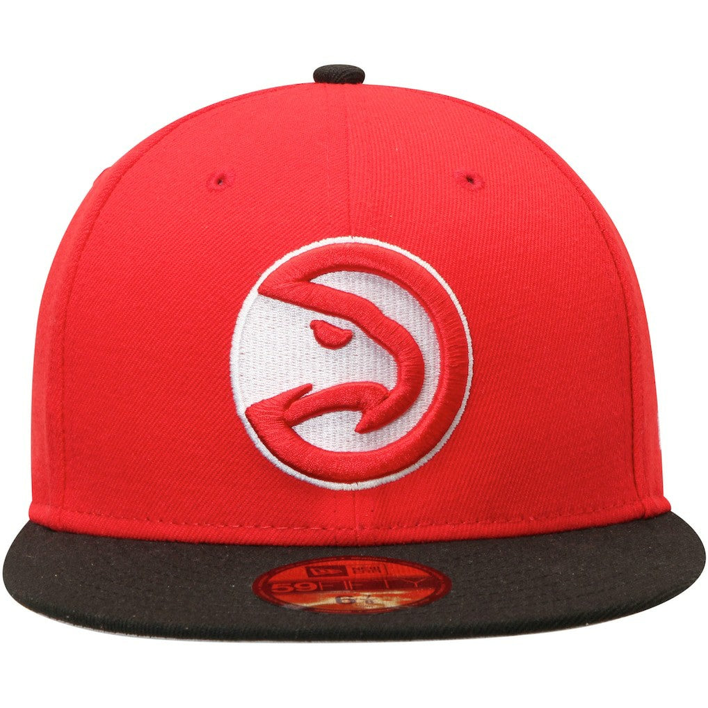 New Era - Atlanta Hawks Team Color 2Tone 59FIFTY Fitted Hat - Red/Black