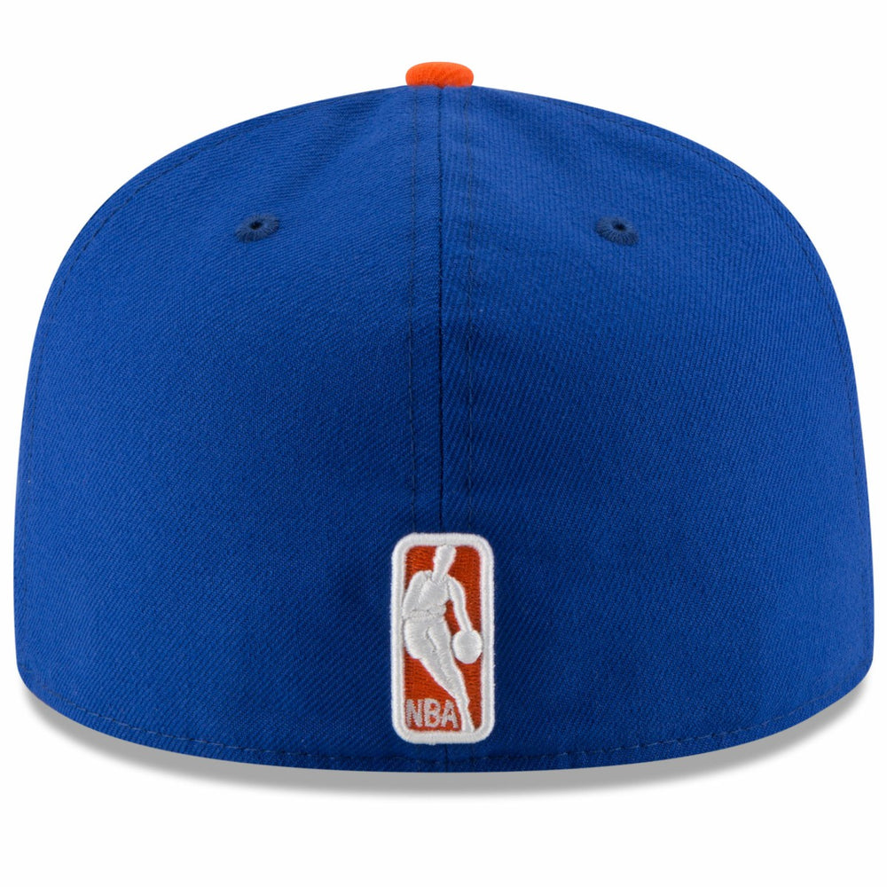 New Era - New York Knicks Team Color 2Tone 59FIFTY Fitted Hat - Royal/Orange