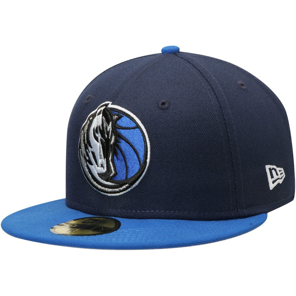 New Era - Dallas Mavericks Team Color 2Tone 59FIFTY Fitted Hat - Navy/Blue