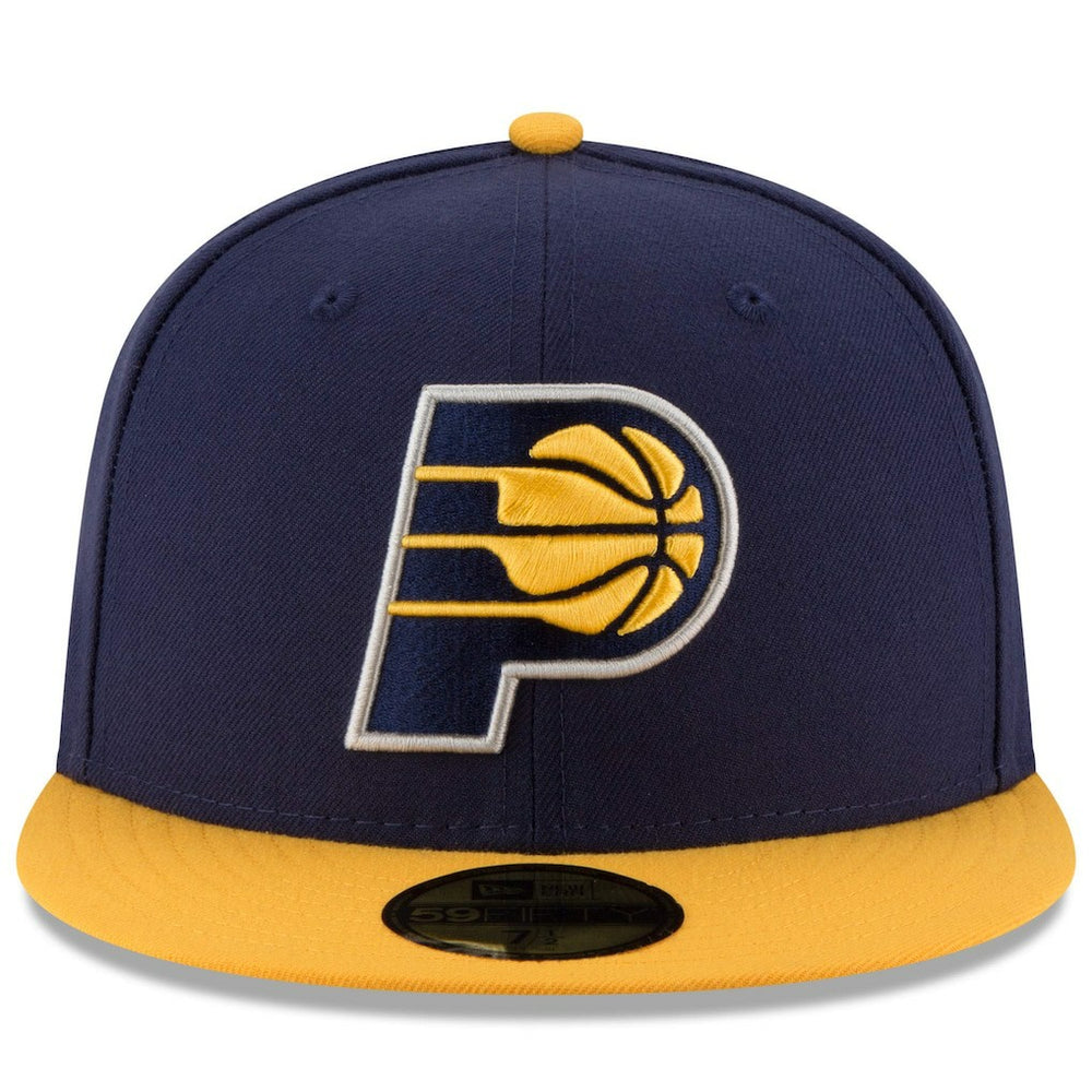 New Era - Indiana Pacers Team Color 2Tone 59FIFTY Fitted Hat - Navy/Yellow