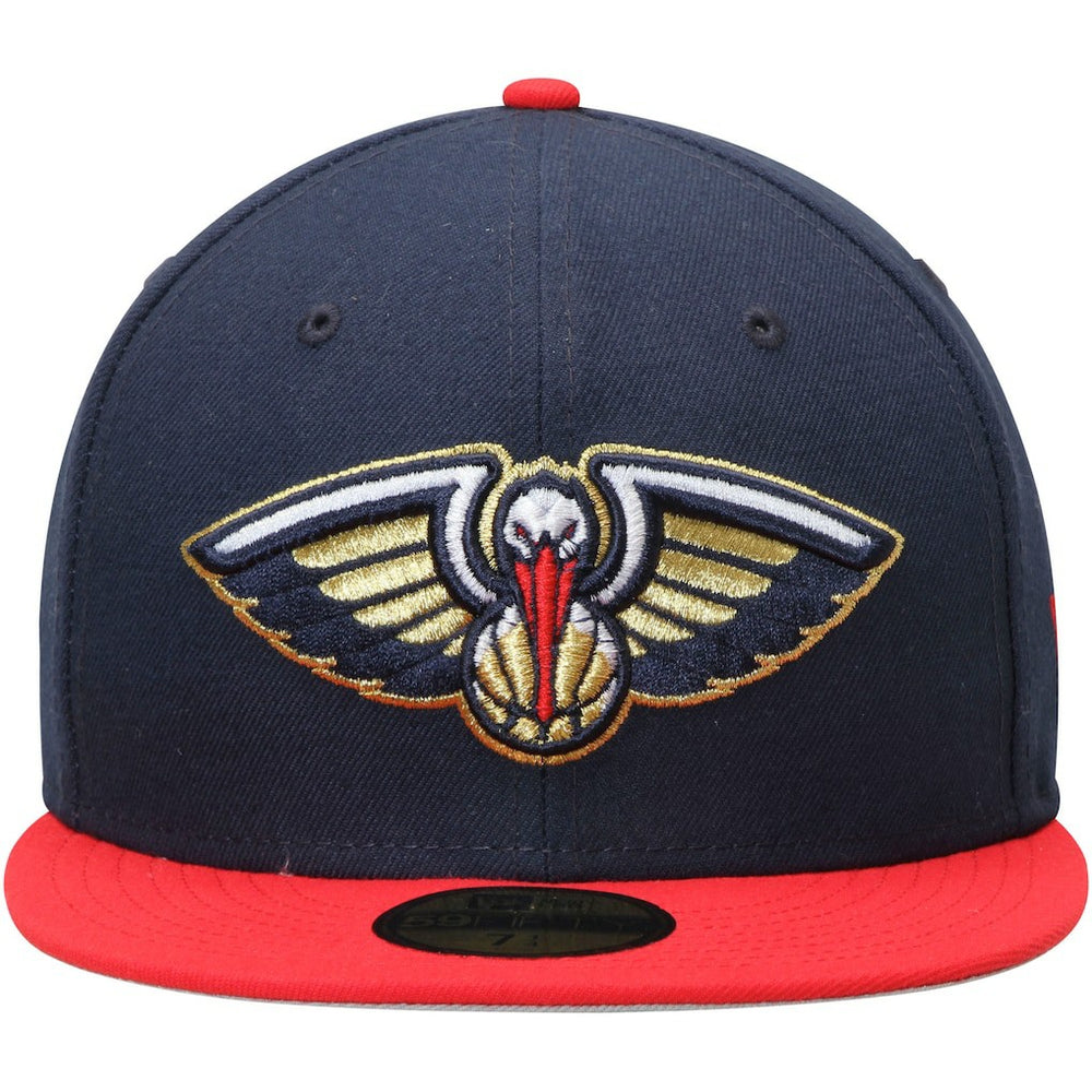 New Era - New Orleans Pelicans Team Color 2Tone 59FIFTY Fitted Hat - Navy/Red