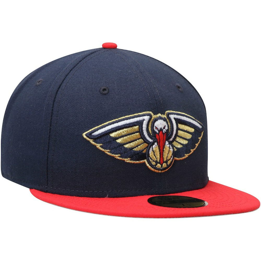 New Era - New Orleans Pelicans Team Color 2Tone 59FIFTY Fitted Hat - Navy/Red