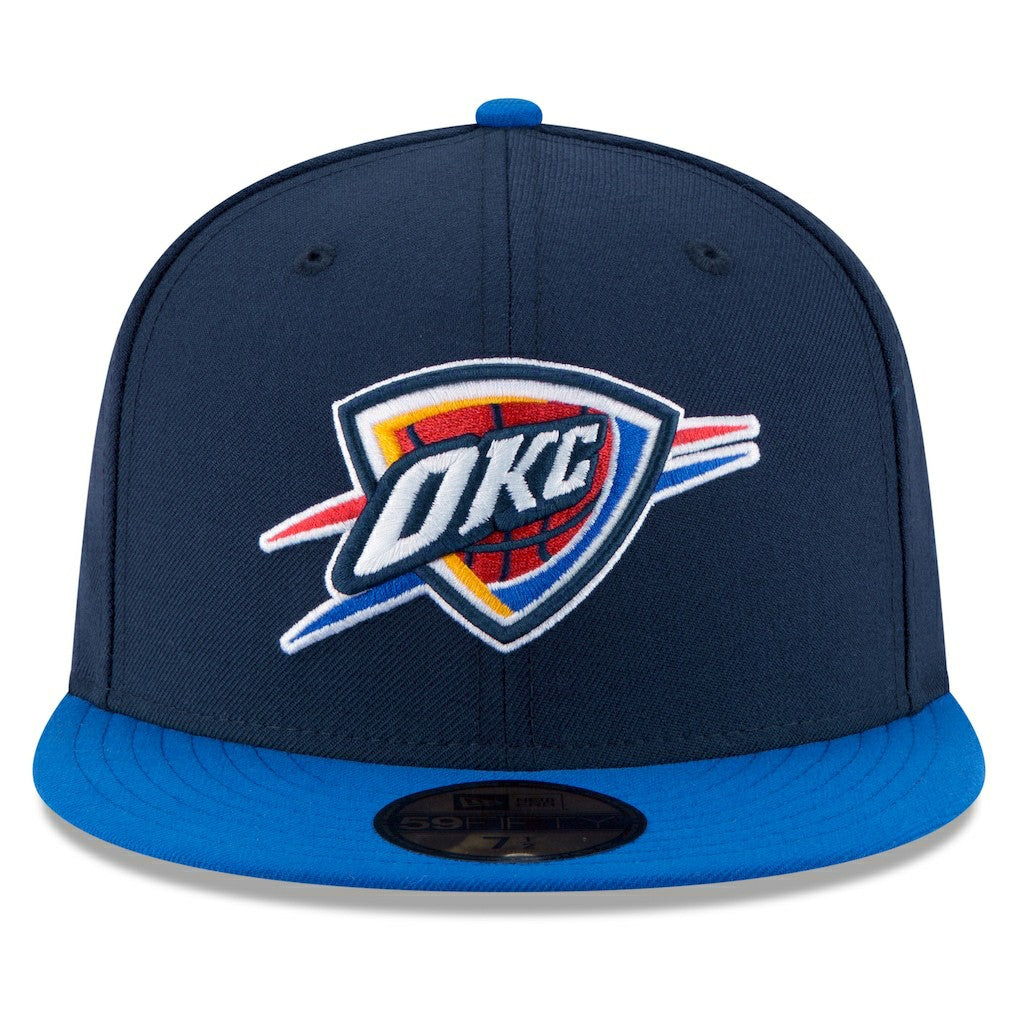 New Era - Oklahoma City Thunder Team Color 2Tone 59FIFTY Fitted Hat - Navy/Royal