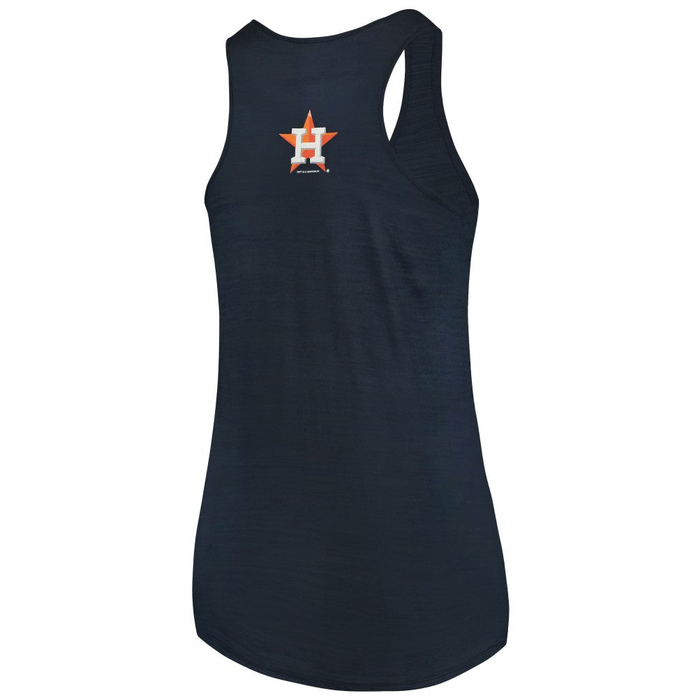 Houston Astros Soft as a Grape Women's Plus Size Swing for the Fences Racerback Tank Top discount