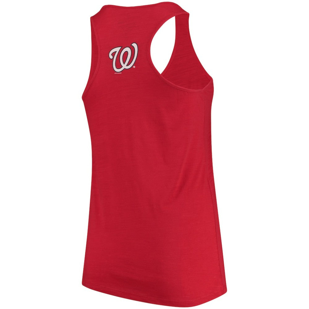 Washington Nationals Soft as a Grape Women's Plus Size Swing for the Fences Racerback Tank Top Online