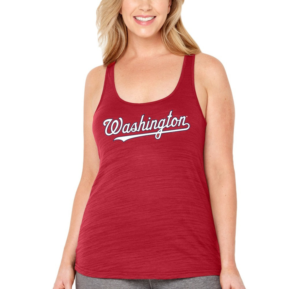 Washington Nationals Soft as a Grape Women's Plus Size Swing for the Fences Racerback Tank Top Online