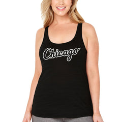 Chicago White Sox Soft as a Grape Women's Plus Size Swing for the Fences Racerback Tank Top discount