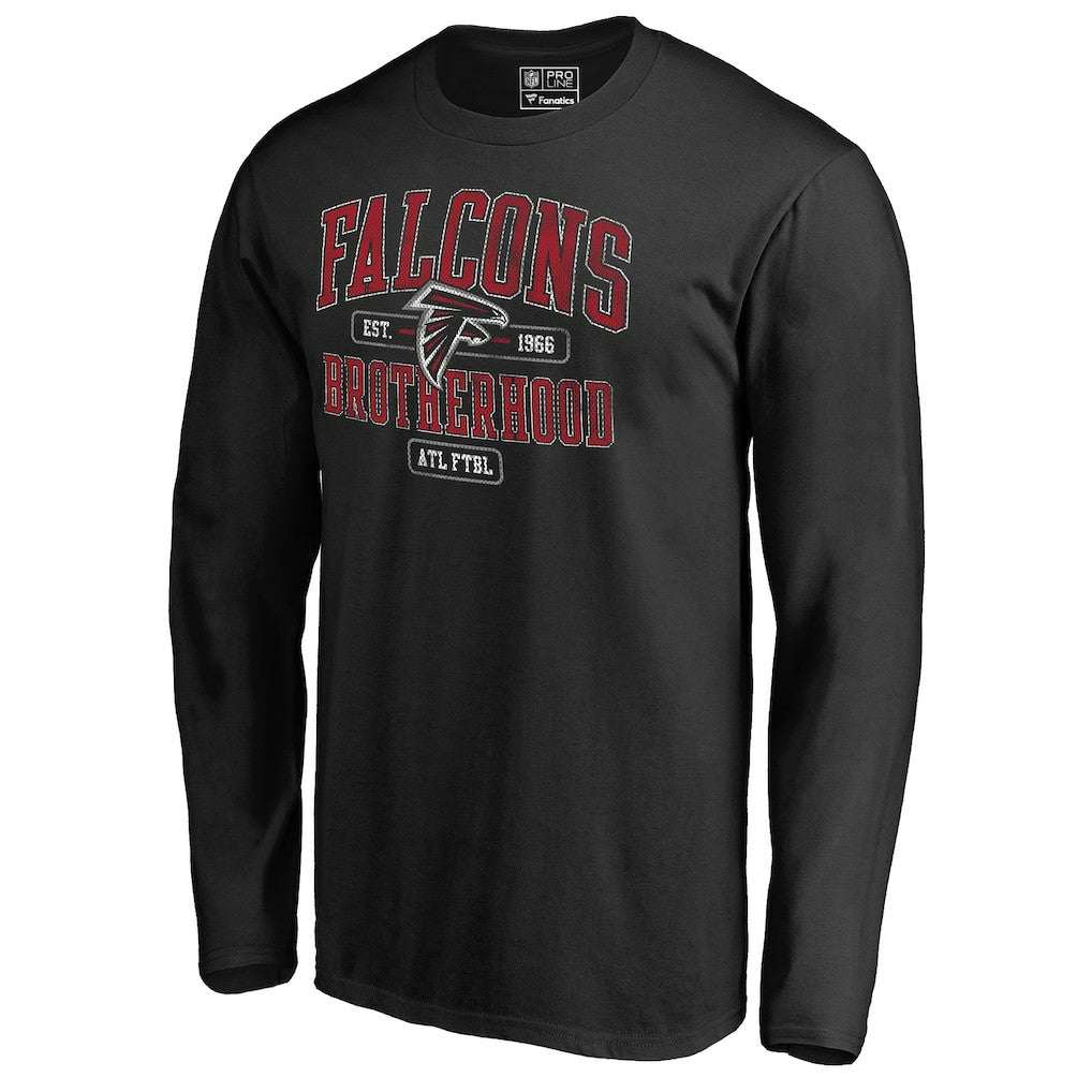 Atlanta Falcons Hometown Brotherhood Collection Guild Long Sleeve T-Shirt Black - NFL