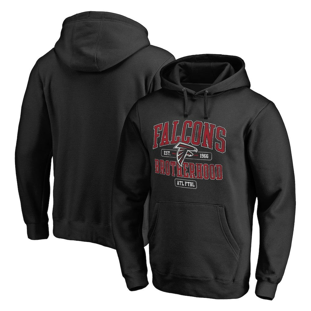 Atlanta Falcons Hometown Collection Guild Pullover Hoodie Black - NFL