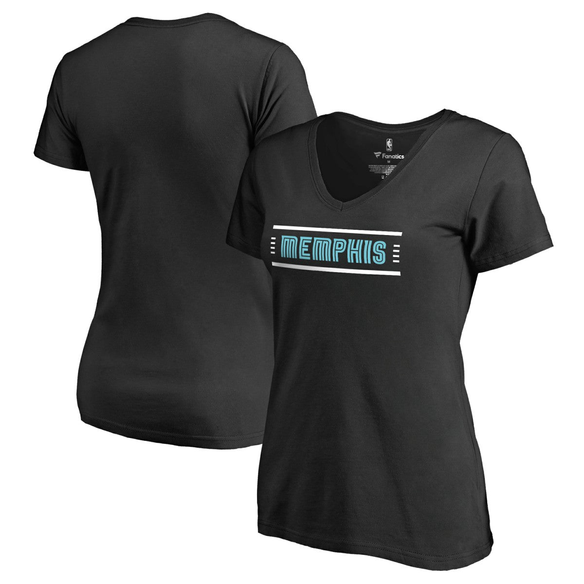 NBA - Memphis Grizzlies Women's Pride T-Shirt - Black