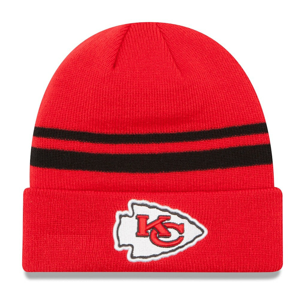 Kansas City Chiefs New Era Team Logo Cuffed Knit Hat Red - NFL