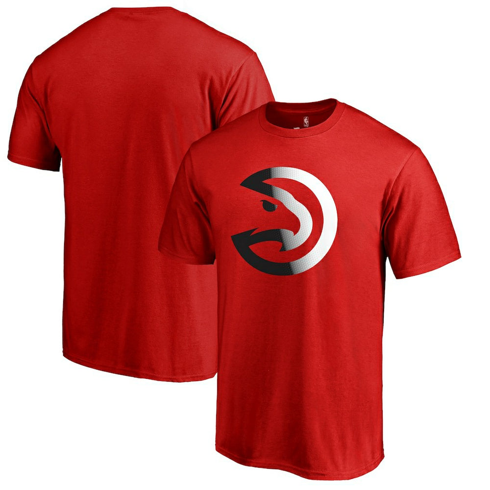 NBA - Atlanta Hawks Gradient Logo T-Shirt - Red