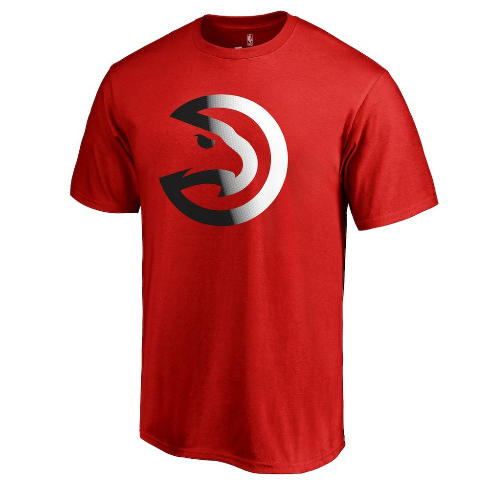 NBA - Atlanta Hawks Gradient Logo T-Shirt - Red